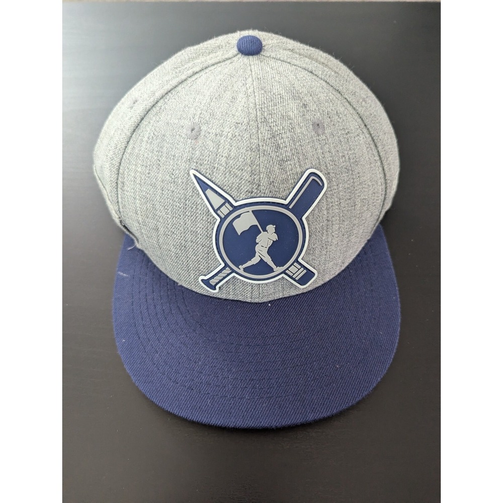 BASEBALLISM Hat Cap Adult Gray Blue BABE RUTH Snapback MLB Baseball Hall Of Fame